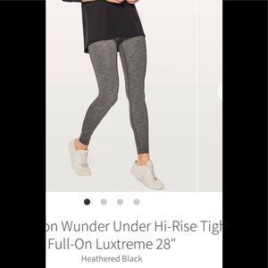 LULULEMON Wunder Under High Rise Pants